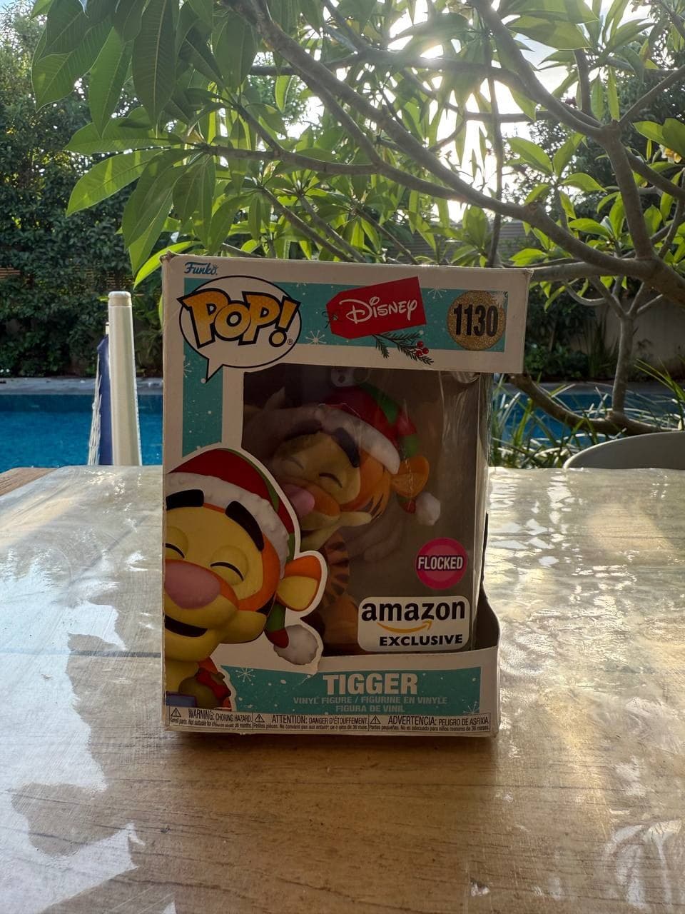 Funko Pop! Disney (Holiday) Tigger Flocked (Amazon Exclusive) #1130
