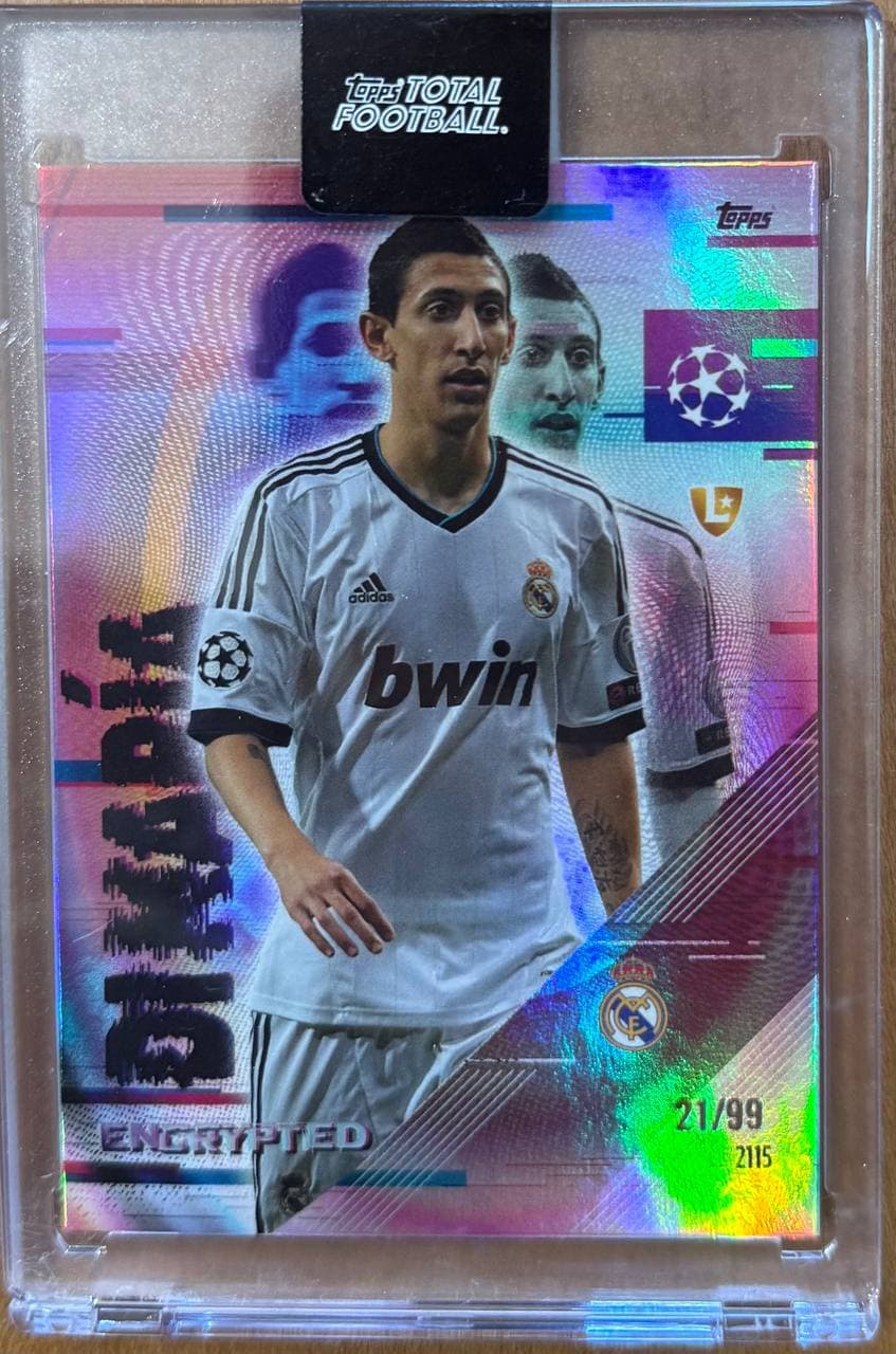 2024 Topps Total Football Encrypted Pink Parallel #2115 Ángel Di María /99