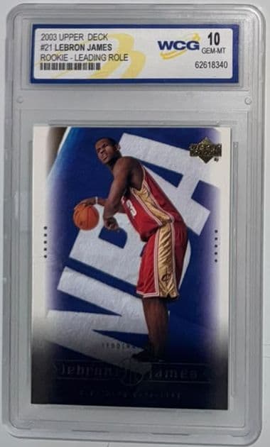 2003 Upper Deck Leading Role #21 LeBron James Rookie WCG 10