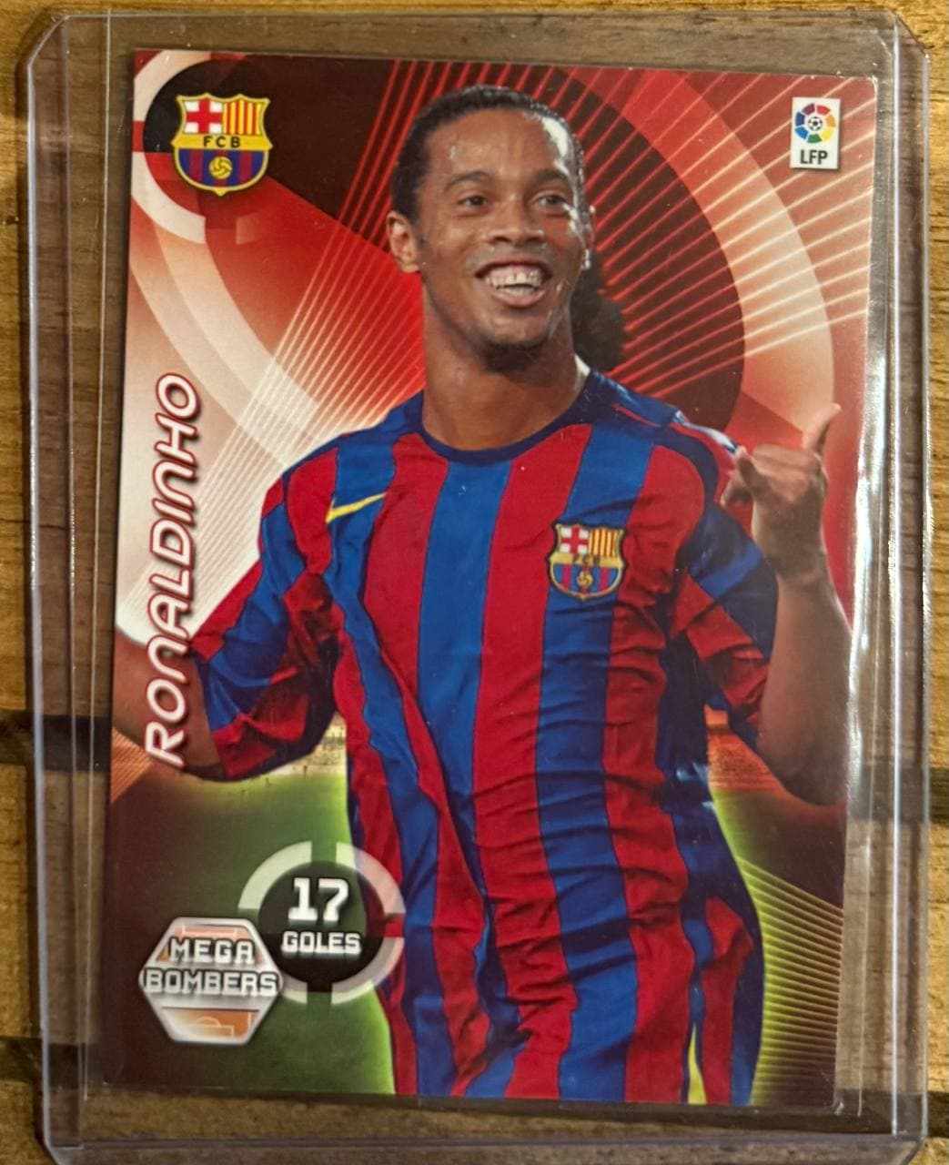 2008–09 Panini Liga Este Megacracks Mega Bombers #MB-2 Ronaldinho