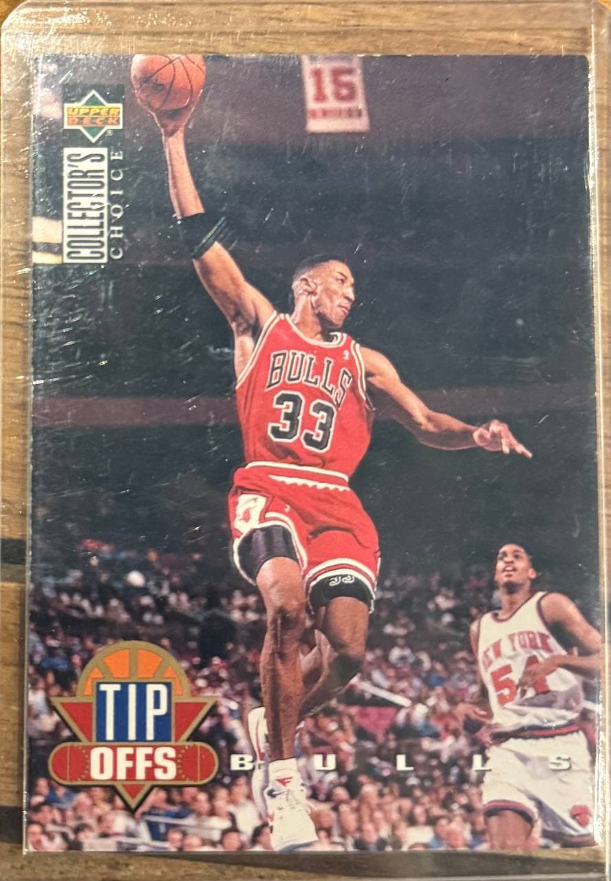 1994–95 Upper Deck Collector's Choice Tip Offs #TO6 Scottie Pippen
