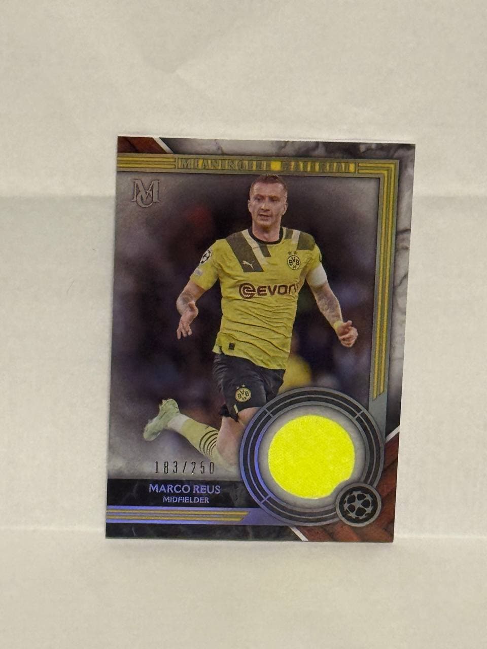 2022-23 Topps Museum Collection Meaningful Material Marco Reus /250