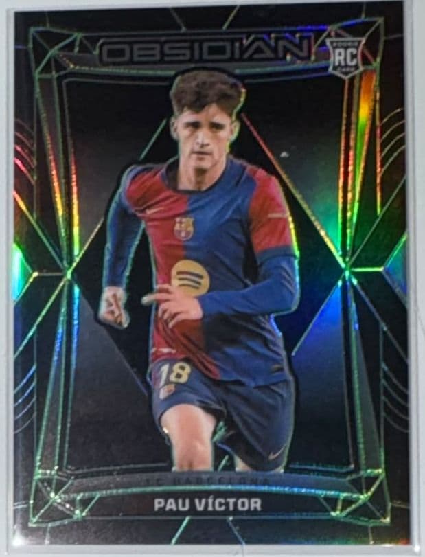 2024-25 Panini Obsidian Soccer #12 Pau Víctor Rookie Card (RC) /5